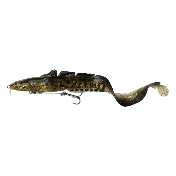 Savage Gear 3D Burbot Shallow 25cm 70g Gold Burbot UV
